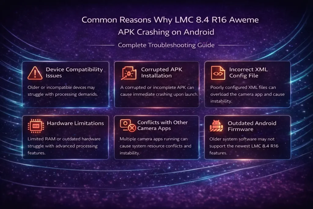 How to Fix LMC 8.4 R16 Aweme APK Crashing Issues on Android 2 Common Reasons LMC 8.4 R16 Aweme APK Crashes