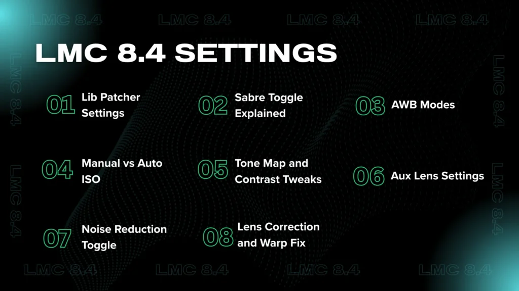 Config File 2 LMC 8.4 Settings