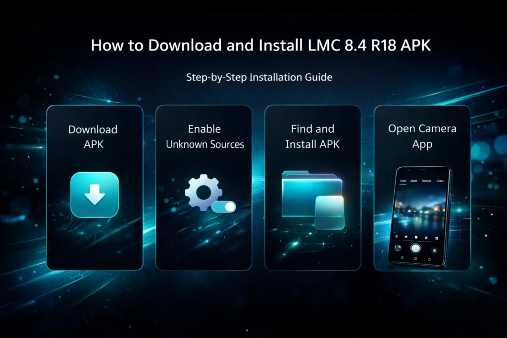 Download LMC 8.4 R18 APK for Android (Official 2026 Guide) 3 Download and Install