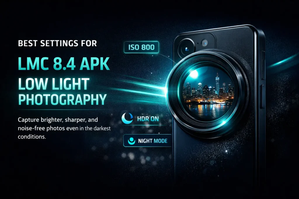 Best Settings for LMC 8.4 APK for Low Light Photography 1 Best Settings for LMC 8.4 APK for Low Light Photography
